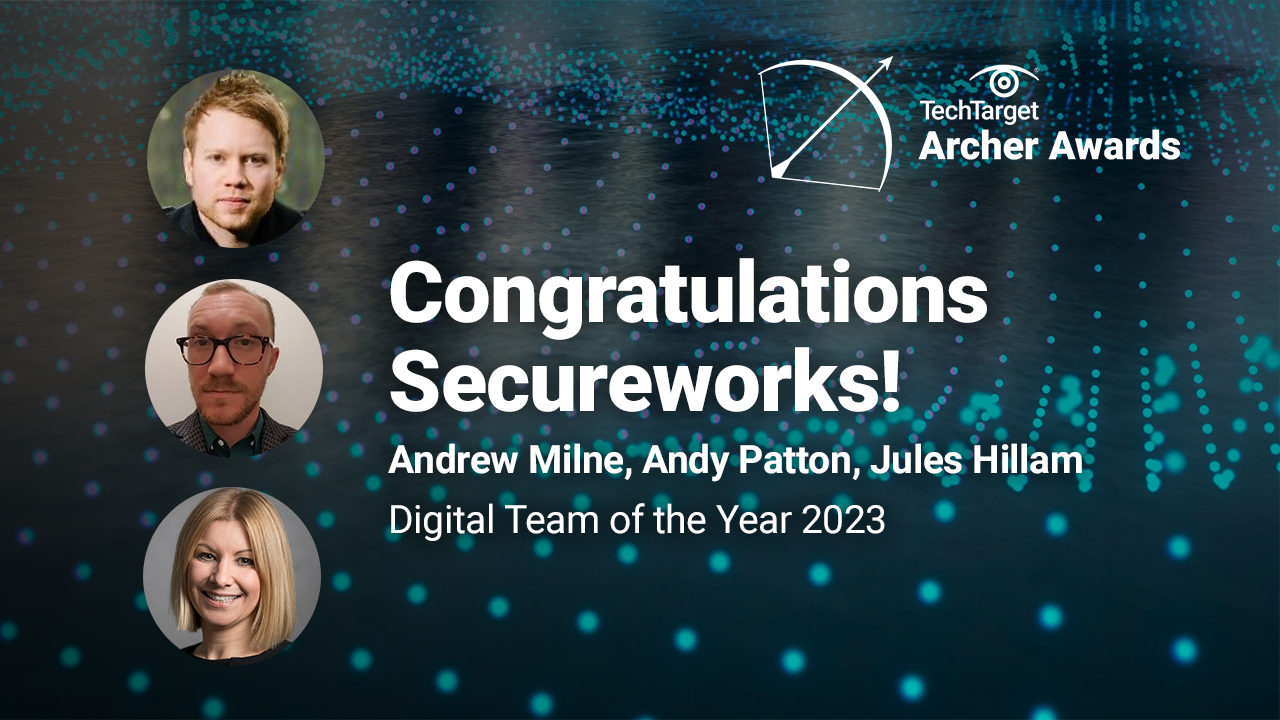 Secureworks_Digital-Team-of-the-Year-Archer-Award_Social_Media-2023