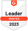 G2 2023 winter leader badge